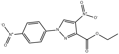 Ethyl 4-nitro-1-(4-nitrophenyl)-1H-pyrazole-3-carboxylate Structure