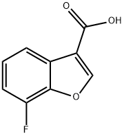 7-fluorobenzofuran-3-carboxylic acid Structure