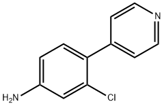 3-chloro-4-(4-pyridinyl)benzenamine Structure