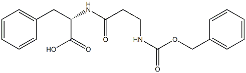 CARBOBENZYLOXY-BETA-ALANYL-L-PHENYLALANINE Structure