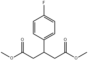 dimethyl 3-(4-fluorophenyl)glutarate Structure