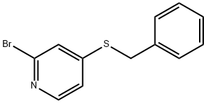 4-(benzylthio)-2-bromopyridine Structure