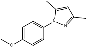 1-(4-methoxyphenyl)-3,5-dimethyl-1H-Pyrazole 구조식 이미지