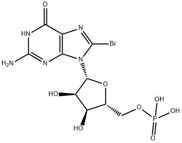 8-Bromoguanosine 5'-phosphate Structure