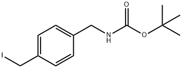 tert-Butyl 4-(iodomethyl)benzylcarbamate Structure