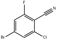 4-bromo-2-chloro-6-fluoroBenzonitrile Structure
