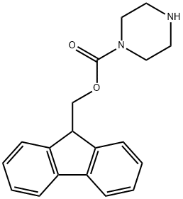 (9H-fluoren-9-yl)methyl piperazine-1-carboxylate Structure