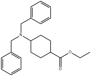 ethyl 4-(dibenzylamino)cyclohexanecarboxylate Structure