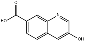3-hydroxyquinoline-7-carboxylic acid Structure