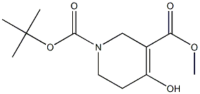 1-tert-butyl 3-methyl 4-hydroxy-5,6-dihydropyridine-1,3(2H)-dicarboxylate Structure