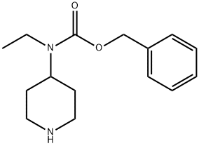 benzyl ethyl(piperidin-4-yl)carbamate 구조식 이미지