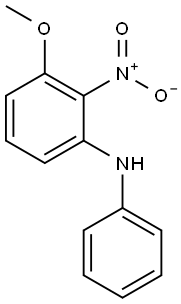 3-Methoxy-2-nitro-N-phenylaniline 구조식 이미지