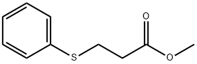 METHYL 3-(PHENYLTHIO)PROPIONATE 구조식 이미지