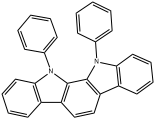 11,12-Dihydro-11,12-diphenylindolo[2,3-a]carbazole Structure