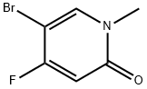 5-Bromo-4-fluoro-1-methyl-1H-pyridin-2-one 구조식 이미지