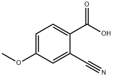 2-cyano-4-methoxybenzoic acid 구조식 이미지