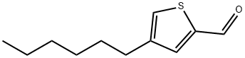 4-Hexylthiophene-2-carbaldehyde Structure