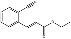 (E)-Ethyl 3-(2-Cyanophenyl)Acrylate 구조식 이미지