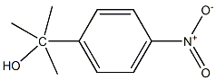 2-메틸-2-(4-니트로페닐)-2-프로판올 구조식 이미지