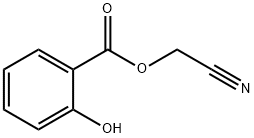 Benzoicacid,2-hydroxy-,cyanomethylester Structure