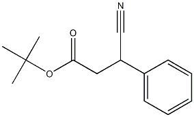 tert-butyl 3-cyano-3-phenylpropanoate Structure