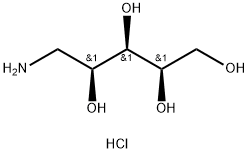 1-Amino-1-deoxy-D-xylitol hydrochloride 구조식 이미지