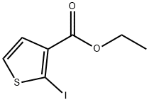 2-Iodo-thiophene-3-carboxylic acid ethyl ester Structure