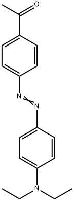 4'-(4-(DIETHYLAMINO)PHENYLAZO)ACETOPHENONE Structure