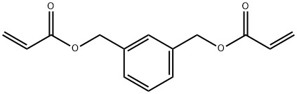 2-propenoic acid,1,1'-[1,3-phenylenebis(methylene)] ester 구조식 이미지