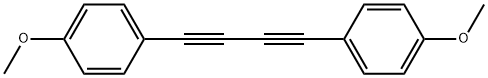 Benzene, 1,1'-(1,3-butadiyne-1,4-diyl)bis[4-methoxy- Structure
