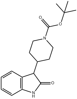 Tert-Butyl 4-(2-Oxoindolin-3-Yl)Piperidine-1-Carboxylate Structure