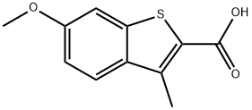 6-Methoxy-3-methyl-benzo[b]thiophene-2-carboxylic acid Structure