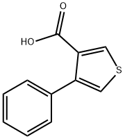 4-phenylthiophene-3-carboxylic acid 구조식 이미지