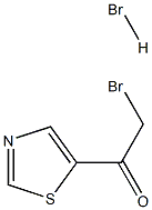 2-브로모-1-티아졸-5-일-에타논하이드로브로마이드 구조식 이미지
