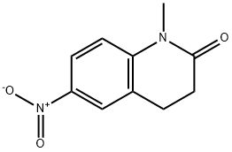 1-methyl-6-nitro-3,4-dihydroquinolin-2(1H)-one 구조식 이미지