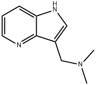 N,N-Dimethyl-1-(1H-pyrrolo[3,2-b]pyridin-3-yl)methanamine 구조식 이미지