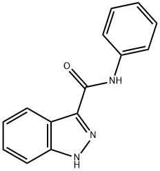 1H-indazole-3-carboxylic acid phenylamide Structure
