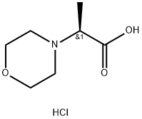 (S)-2-Morpholin-4-yl-propionic acid hydrochloride Structure