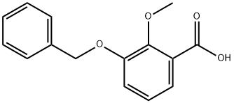 3-(benzyloxy)-2-methoxybenzoic acid Structure