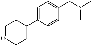 N,N-dimethyl-1-(4-(piperidin-4-yl)phenyl)methanamine dihydrochloride 구조식 이미지