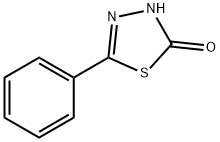 5-phenyl-1,3,4-thiadiazol-2(3H)-one Structure