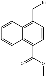 methyl 4-(bromomethyl)-1-naphthoate 구조식 이미지