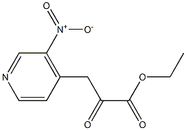 ethyl 3-(3-nitropyridin-4-yl)-2-oxopropanoate Structure