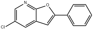 5-Chloro-2-phenylfuro[2,3-b]pyridine Structure