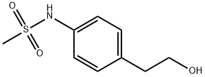 N-(4-(2-hydroxyethyl)phenyl)methanesulfonamide 구조식 이미지