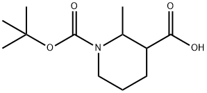 1-Boc-2-methyl-piperidine-3-carboxylic acid Structure