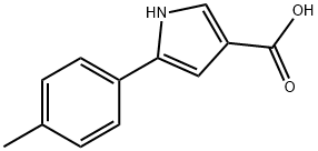 5-(4-Methylphenyl)-1H-Pyrrole-3-Carboxylic Acid 구조식 이미지