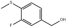[3-플루오로-4-(메틸설파닐)페닐]메탄올 구조식 이미지