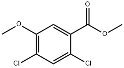 2,4-Dichloro-5-methoxy-benzoic acid methyl ester 구조식 이미지