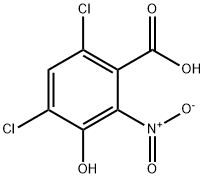 4,6-dichloro-3-hydroxy-2-nitrobenzoic acid Structure